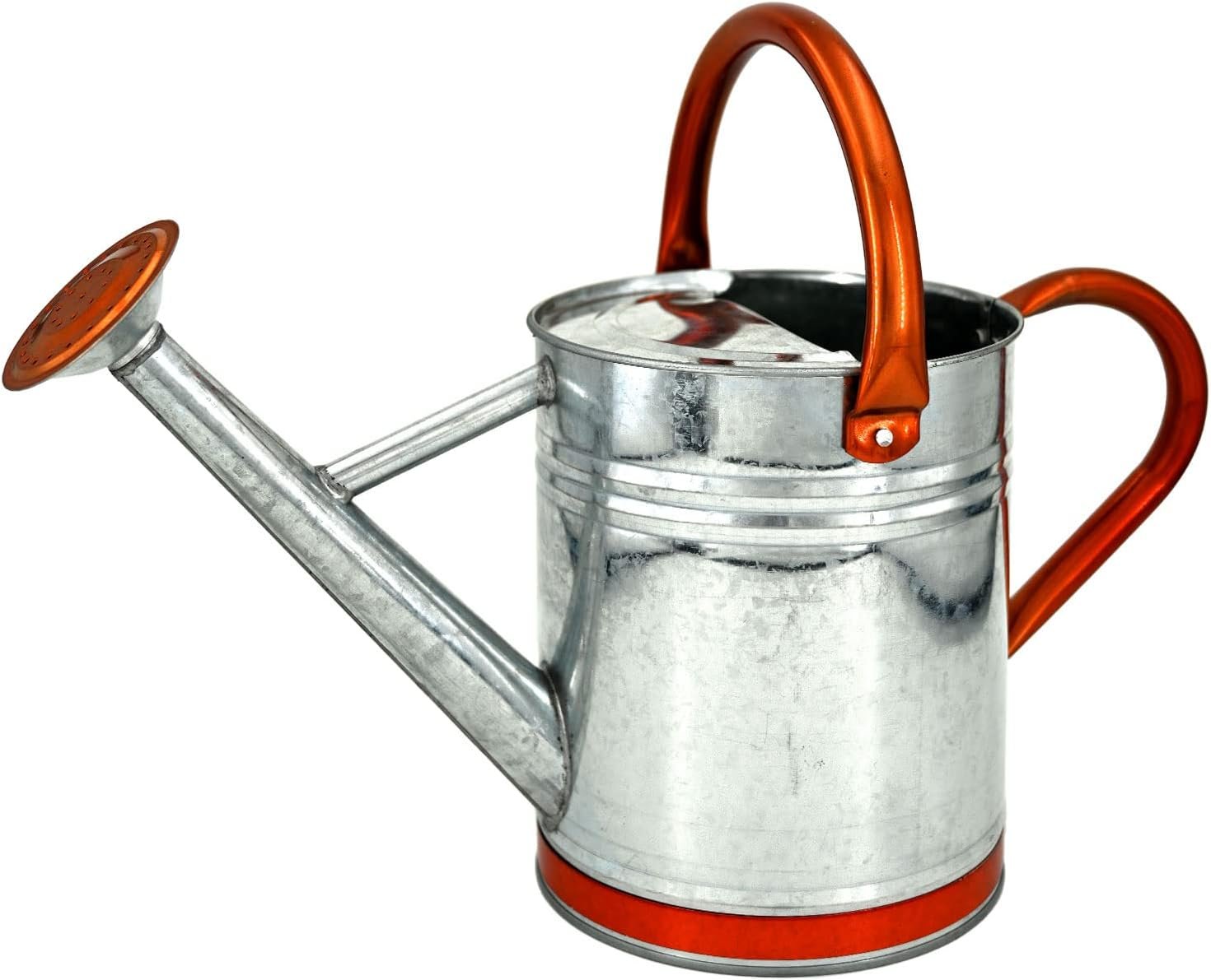 Galvanized Steel Watering Can with Removable Spout