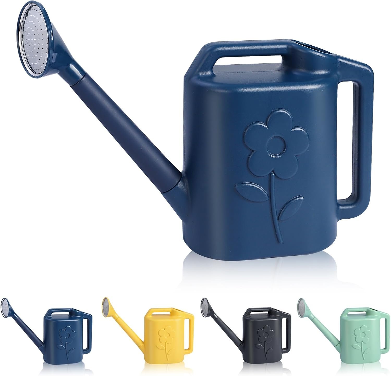 Watering Can with Removable Long Spout and Shower Head