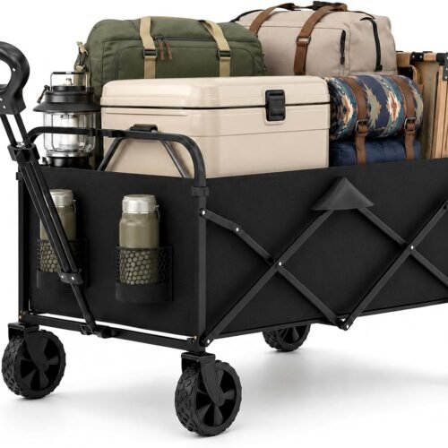 Foldable Garden Cart for Yard and Outdoor Use