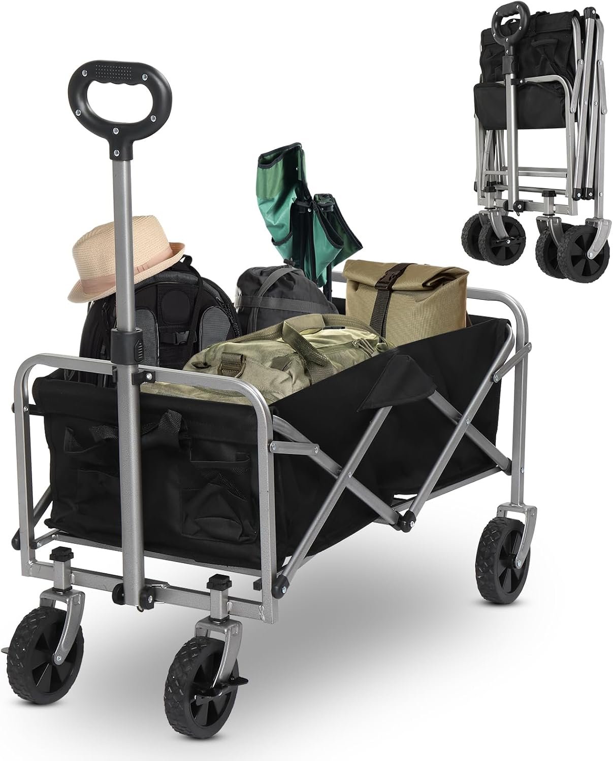 Heavy Duty Collapsible Garden Utility Cart