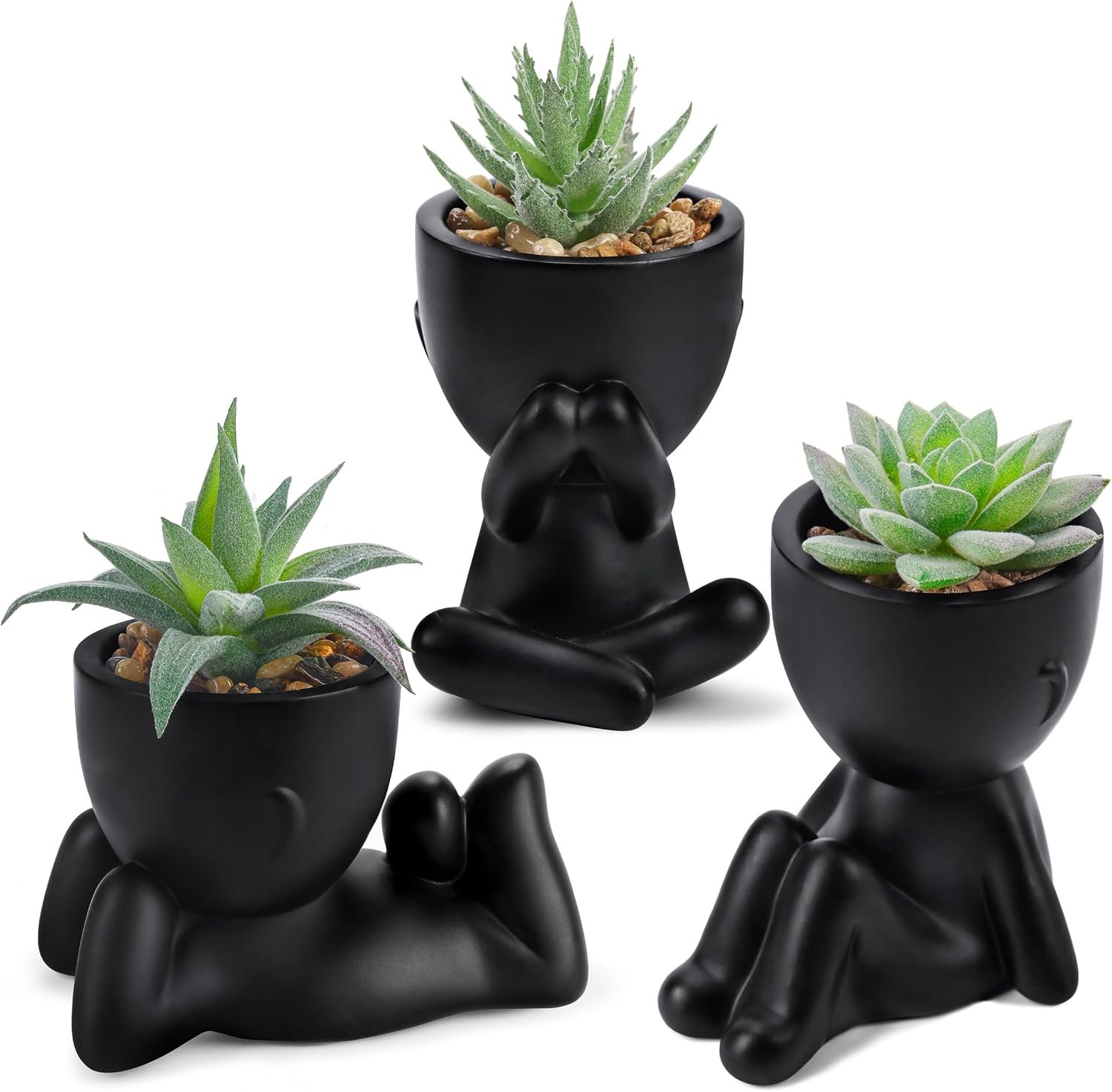 Fake Succulents Plants Artificial for Bathroom Bedroom