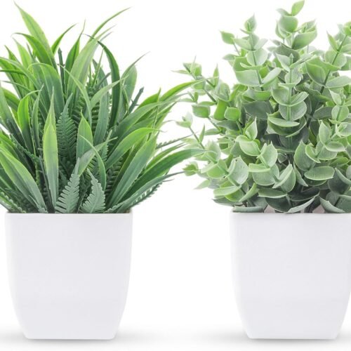 Small Fake Plants Mini Artificial Potted Plants