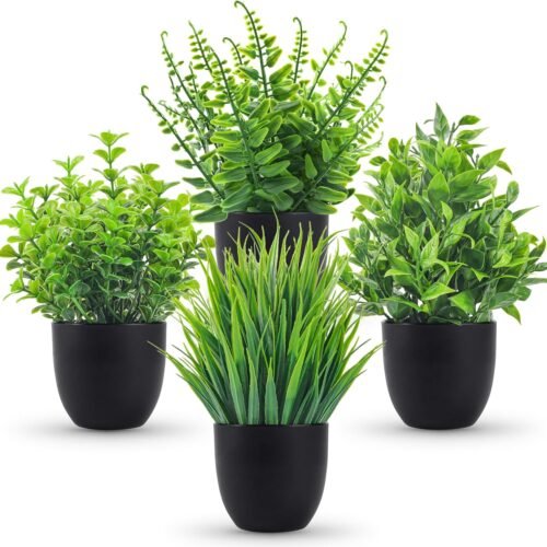 Fake Plants Artificial Small Faux Plants Bathroom Accessories
